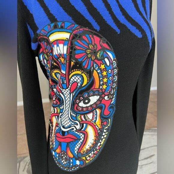 Custo Barcelona Wool Long Sleeve Mini Dress - Picture 8 of 14